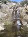 Pequeña cascada que salta sobre la falla que separa la Sierra de Avila del Valle de Amblés.