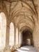 Uno de los pasillos del claustro, en estilo gótico (s. XIII).