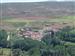 Vista de Villalba Alta desde lo alto de la carretera.