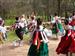 Los danzantes en las fiestas de Nuestra Señora del Campillo que se celebran en MAyo