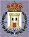 Actual escudo de Bubierca. Es un escudo con campo de plata con un castillo de su color natural sobre