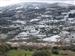 La Aldehuela en invierno vista desde Peñaescalerón, sierra sobre la que se asienta.