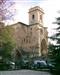 Catedral de Albacete de unqa sola torre-campanario sobre la entrada