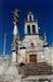 Almoite: Pequeña iglesia barroca con espadaña de dos cuerpos en su fachada principal. (Foto: JLSL)