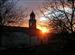 Iglesia de A Broza (Santo Tomé) 
Puesta de sol
foto: a. armesto