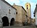 Plaza, iglesia y porchada que se hacía servir de lonja y trinquete.