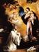 La Virgen dandole la leche maternal al Glorioso San Bernardo de Claraval, patrón de Hinojosas de Cal