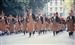 Desfile de los Gastadores en el Alarde de 1986.