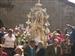 Salida de la imagen de la Virgen de la Peña en procesión