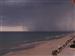 tormenta en la playa