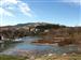 Vista del pueblo desde el puente sobre el Río Aragón