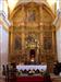 FRESNO DE RIO TIRON. El retablo de la Iglesia del Convento de San Vitores, que se esta cayendo