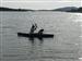 Yo y mi perro pescando desde kayak