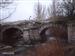 Puente románico sobre le río Brullés al paso por Villalibado