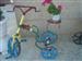 Bicicleta para tiestos, con materiales antiguos (Familia HERVÁS-ARONADA)