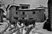 Vacas del pueblo(sobre mitades del siglo XX)en el bebedero y fuente de Echávarri  