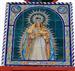 Azulejo Virgen del Rosario en Jabuguillo, Aracena