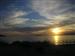 Puesta de sol en la playa de Coira Portosin (A Cooruña)