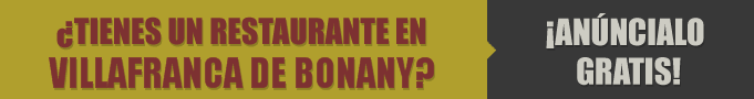 Restaurantes en Villafranca de Bonany