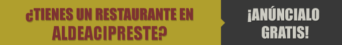 Restaurantes en Aldeacipreste